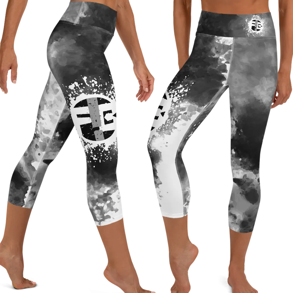 Fit Bitch - Yoga Capris - Smoke