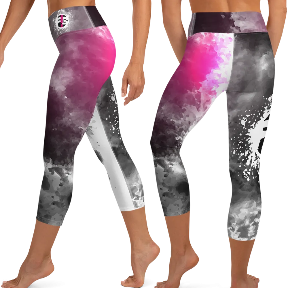 Fit Bitch - Yoga Capris - Smoke
