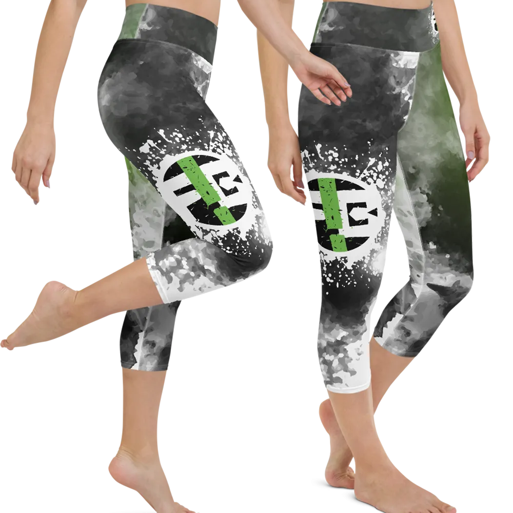 Fit Bitch - Yoga Capris - Smoke