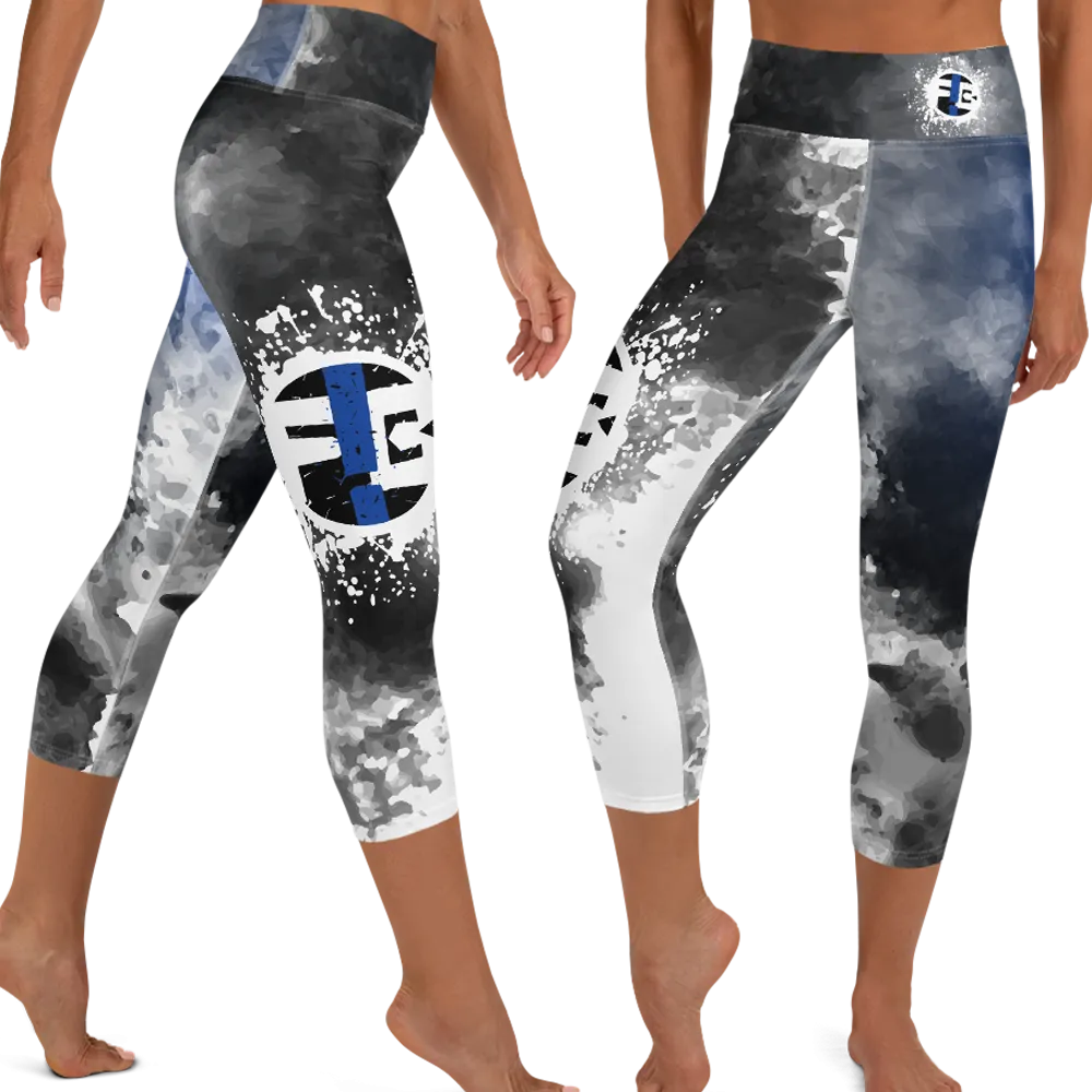 Fit Bitch - Yoga Capris - Smoke