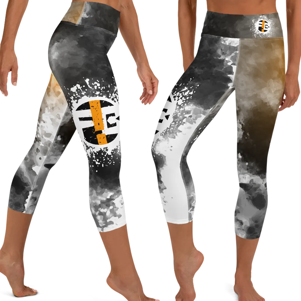 Fit Bitch - Yoga Capris - Smoke
