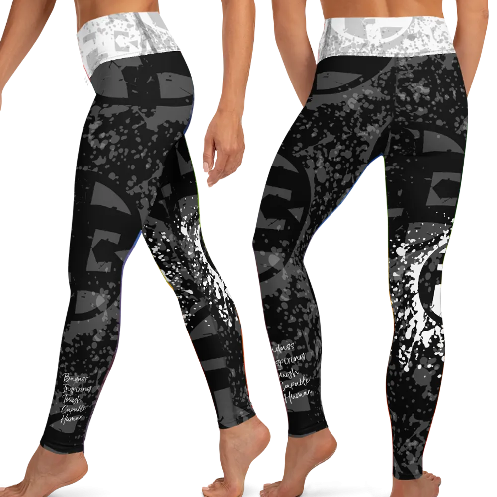 Fit Bitch - Yoga Leggings - Splash