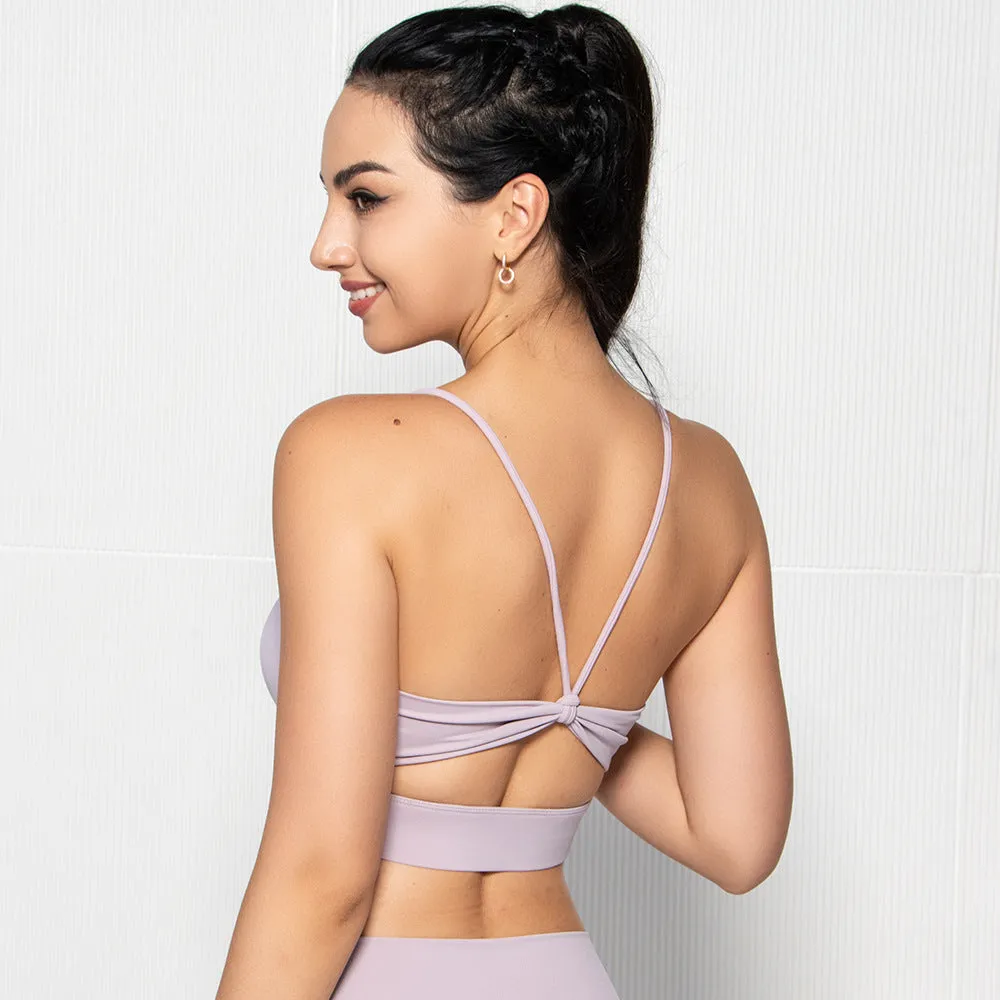 Fitness Running Yoga Bra Push Up Sports Tank Top
