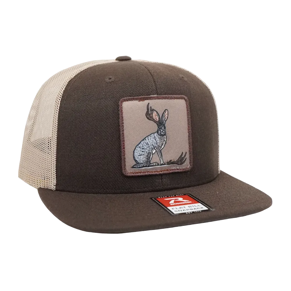 Flat Jackalope Hat - FB