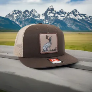 Flat Jackalope Hat - FB
