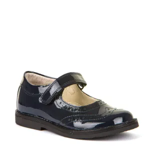 Froddo Blue Patent Mary Janes