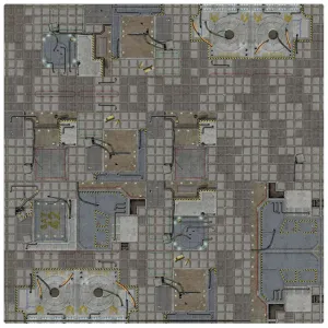 Frontier Sci-fi Gaming Mat 3x3