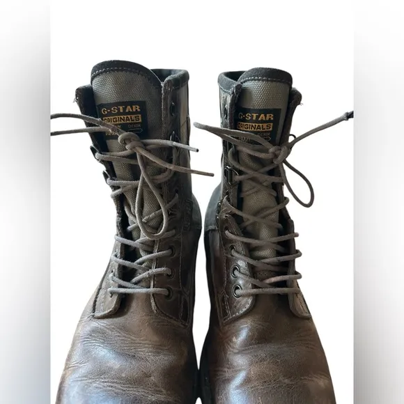 G-Star Raw Men's Patton-IV-Marker High Leather Boots GS11810/066 US 8 EU 41 B4