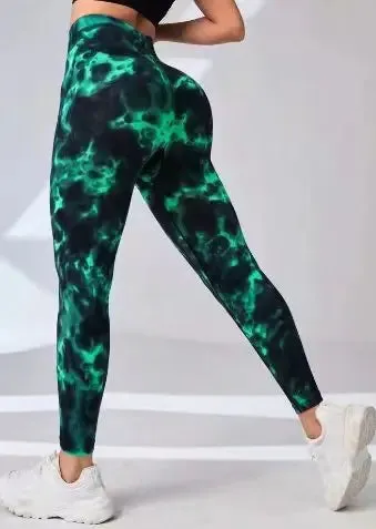 Galaxy Seamless Yoga Breathable Leggings