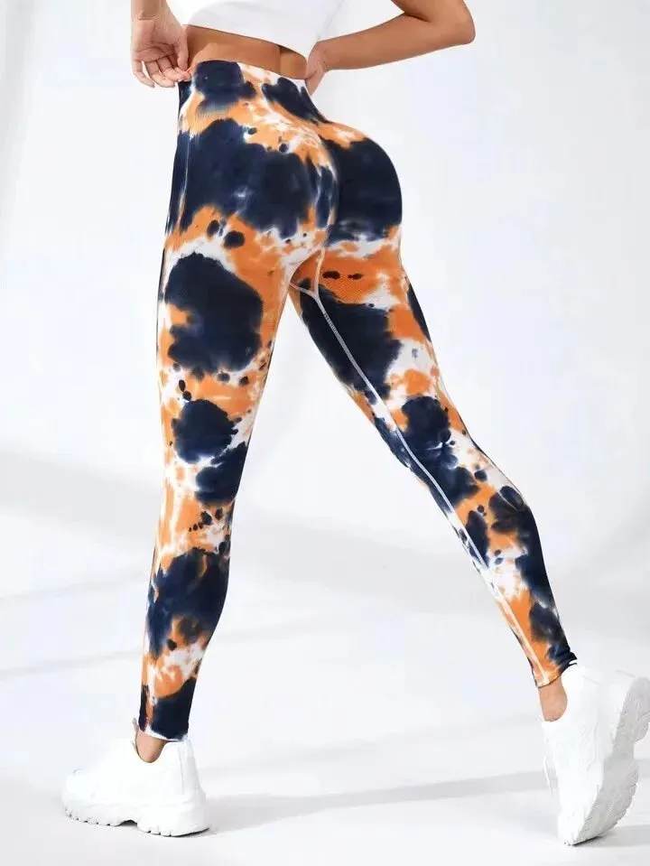 Galaxy Seamless Yoga Breathable Leggings