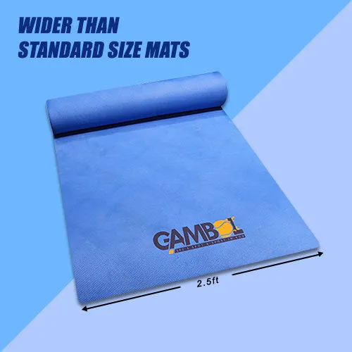 Gambol Yoga Mat (30 * 72) 8mm with Belt and Cover