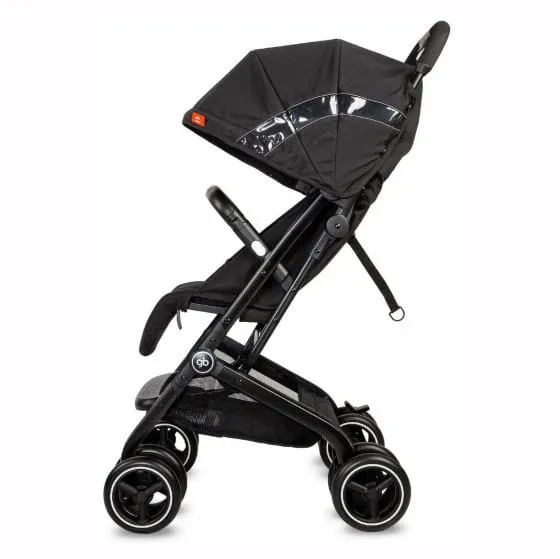 GB Qbit Plus All-Terrain Stroller - Velvet Black inc Raincover