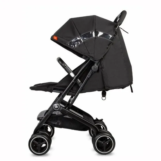 GB Qbit Plus All-Terrain Stroller - Velvet Black inc Raincover