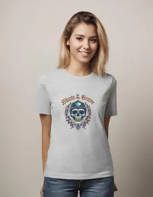 Gothic Skull Skate to the Grave | Classic T-Shirt (Unisex)