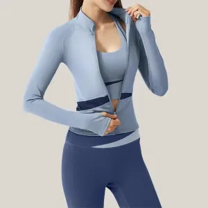 Gym Breathable Yoga Set Woman Quick Dry Yoga Fitness Set Lightweight Running Yoga Set Long Sleeve
