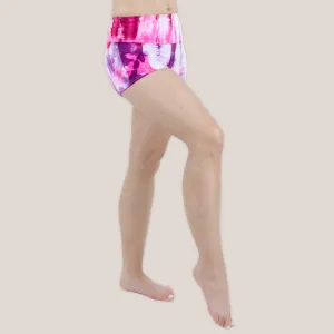 Hawaiian Sunrise Tie Dye Yoga Shorts