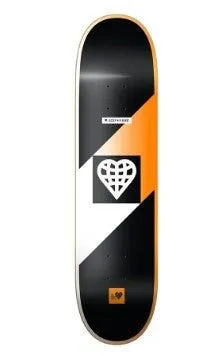 Heart Supply HS Jagger Symbolic Impact Light Orange x Venom Custom Complete Skateboard - 8.0"