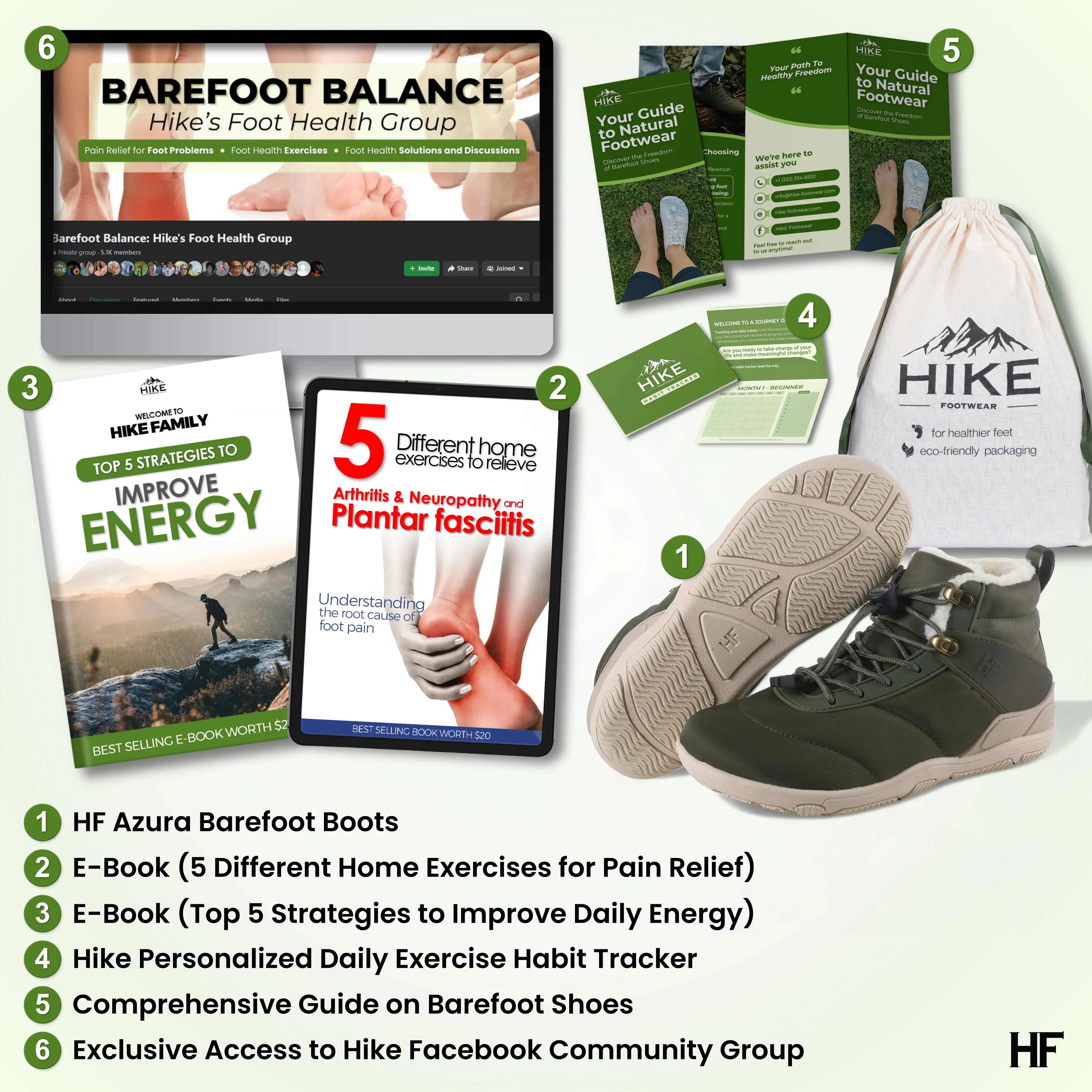 HF Azura – Ergonomic & Supportive Winter Barefoot Shoes (Unisex)