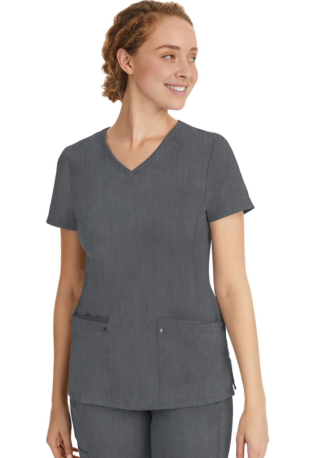 HH Purple Label Juliet Top Heather Grey