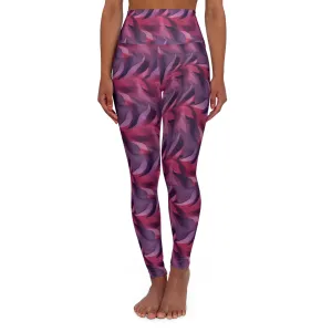High Waisted Leggings - Albrecht Nuremberg Houndstooth