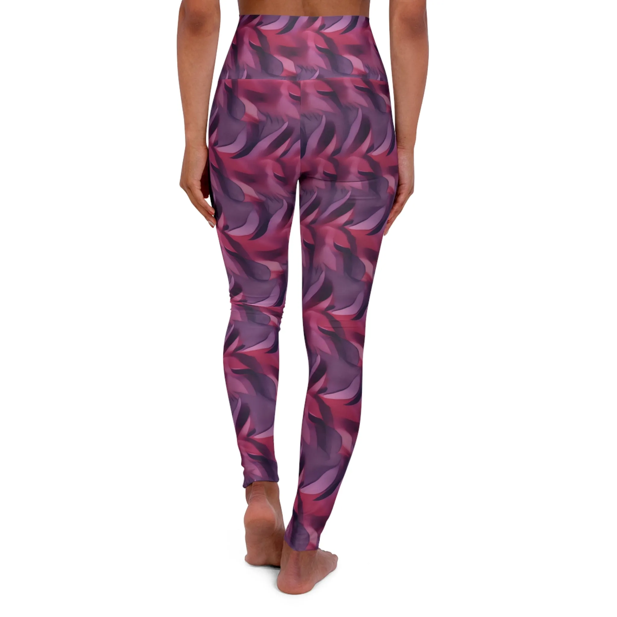 High Waisted Leggings - Albrecht Nuremberg Houndstooth