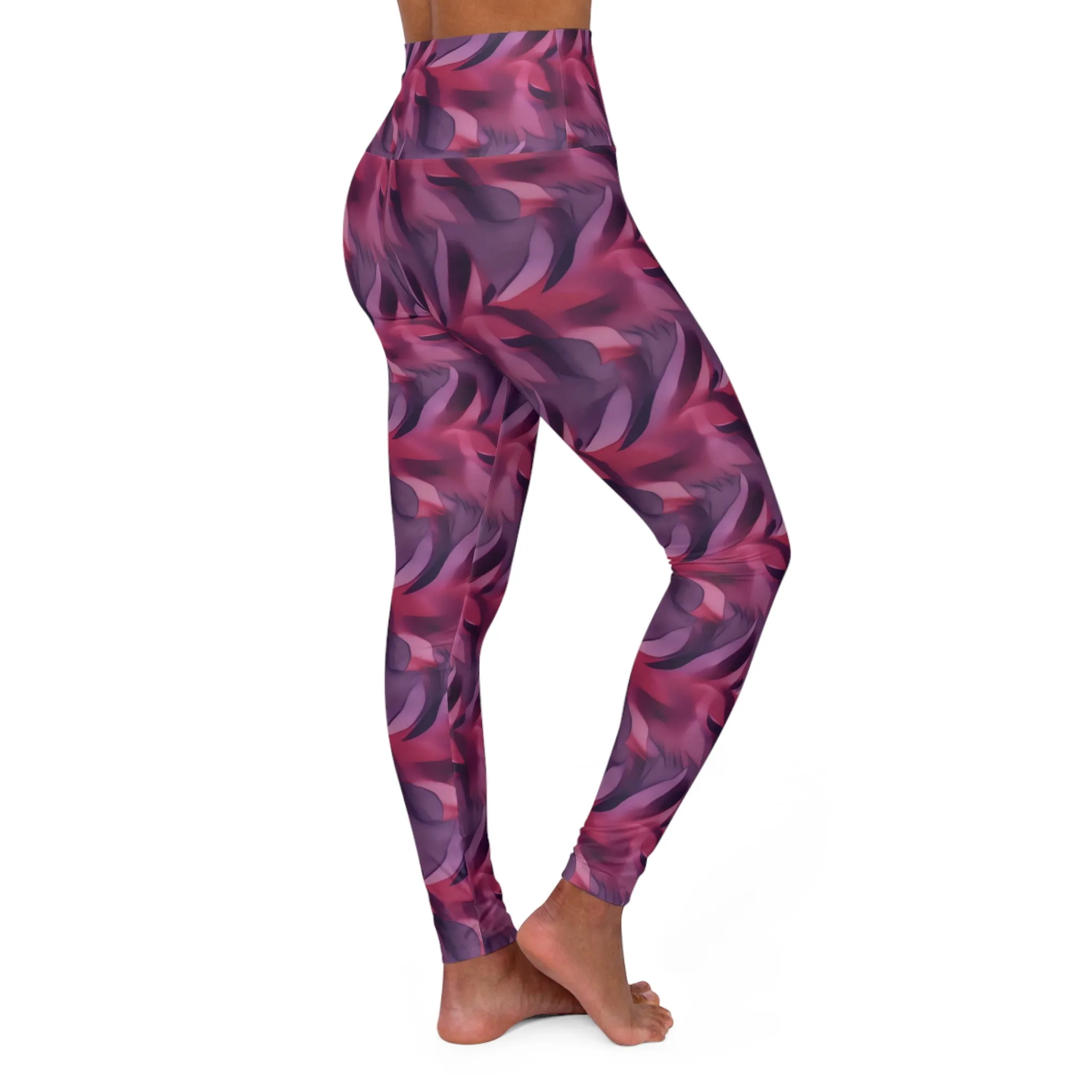 High Waisted Leggings - Albrecht Nuremberg Houndstooth