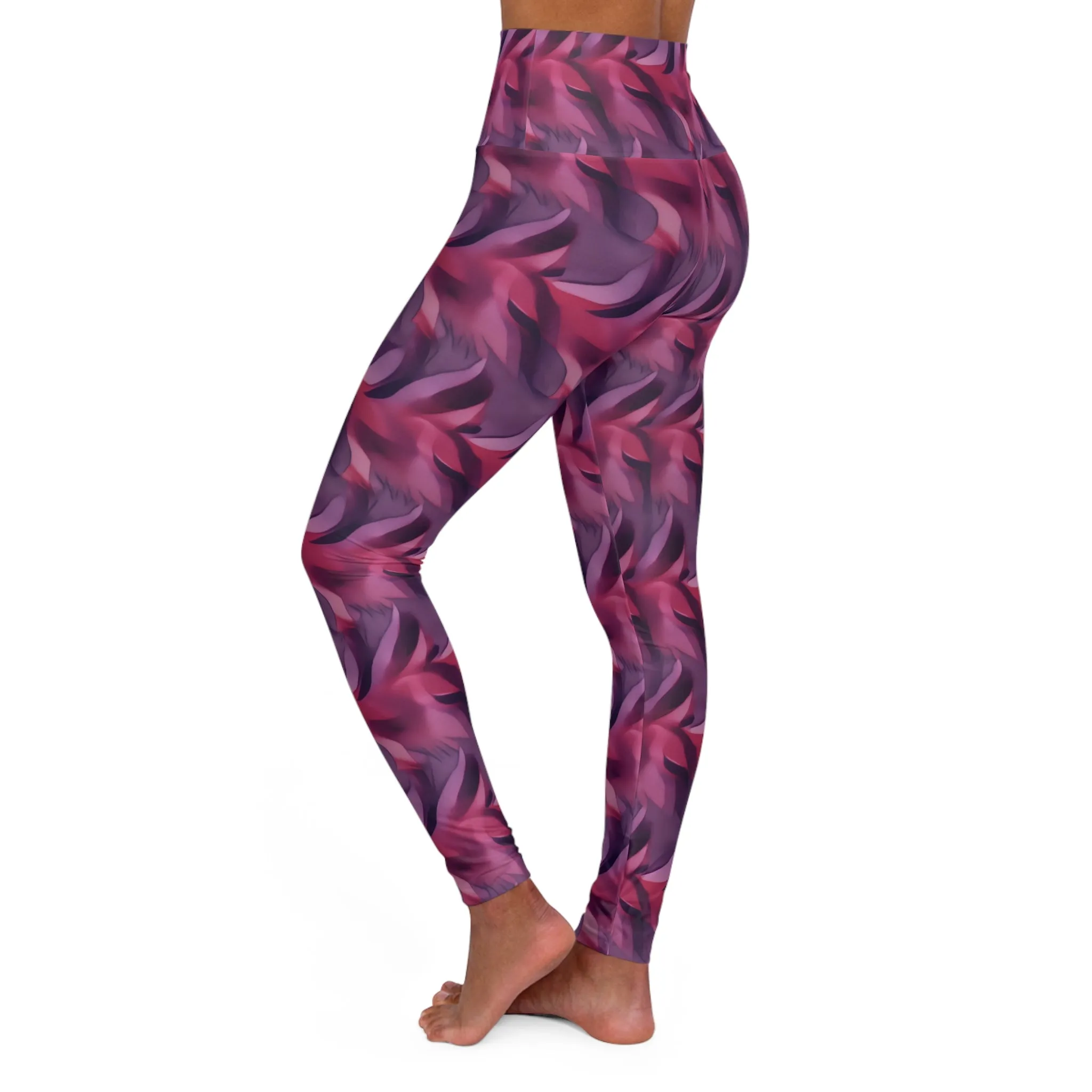 High Waisted Leggings - Albrecht Nuremberg Houndstooth