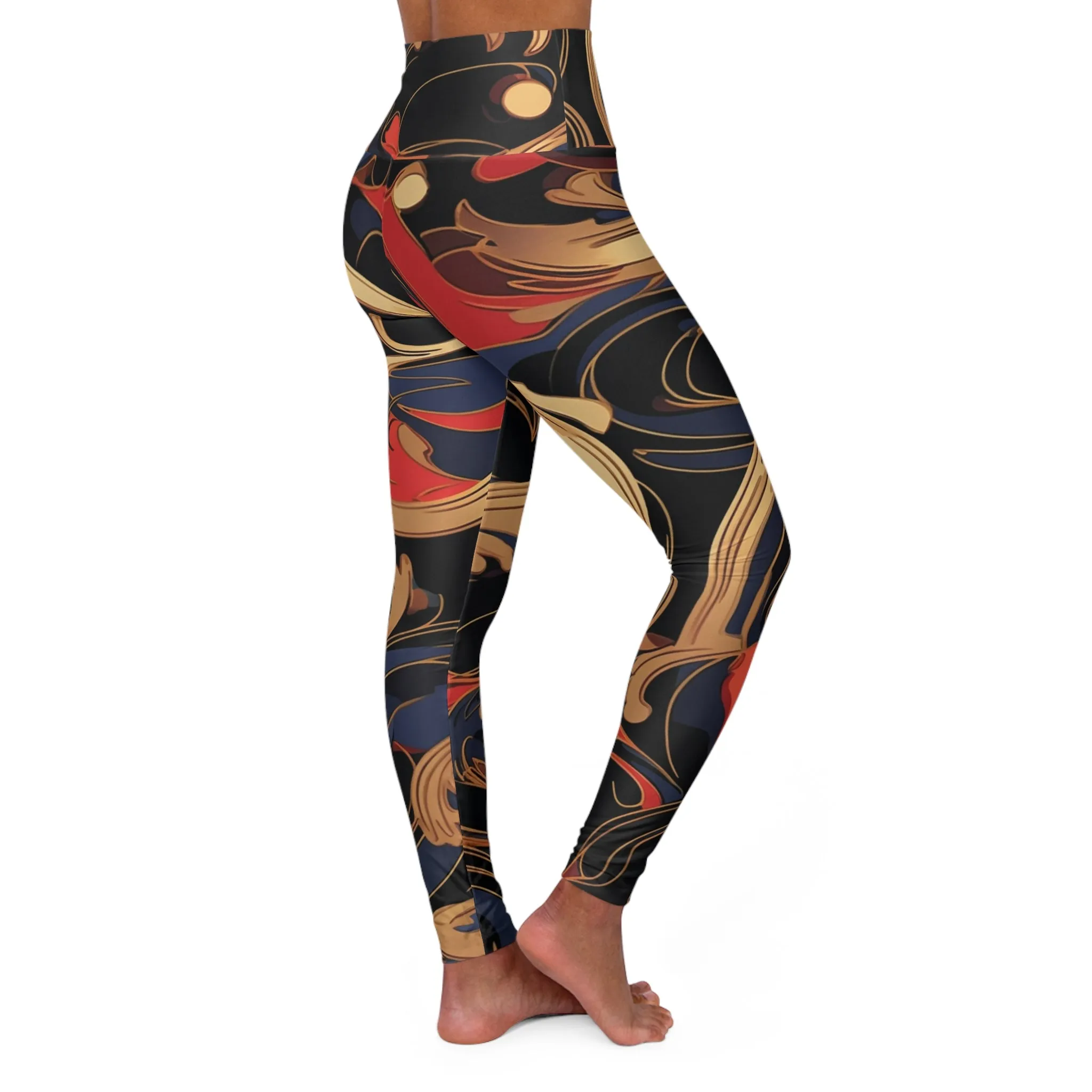 High Waisted Leggings - Amberite