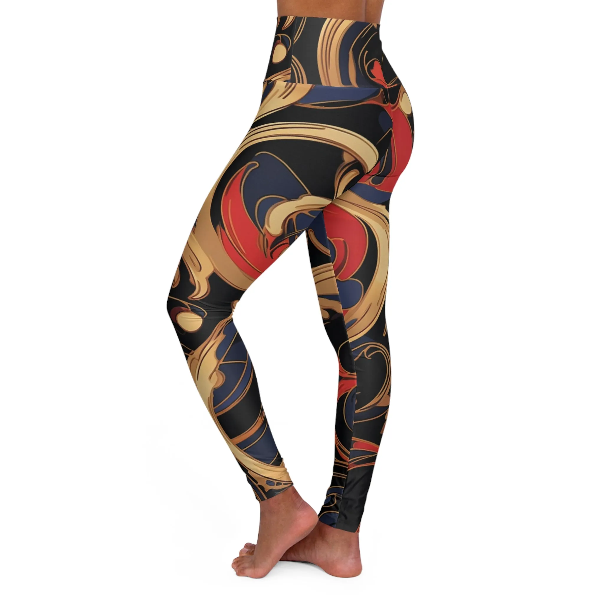 High Waisted Leggings - Amberite