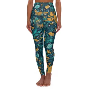 High Waisted Leggings - Bogdana Juizde Fora Ditsy Floral