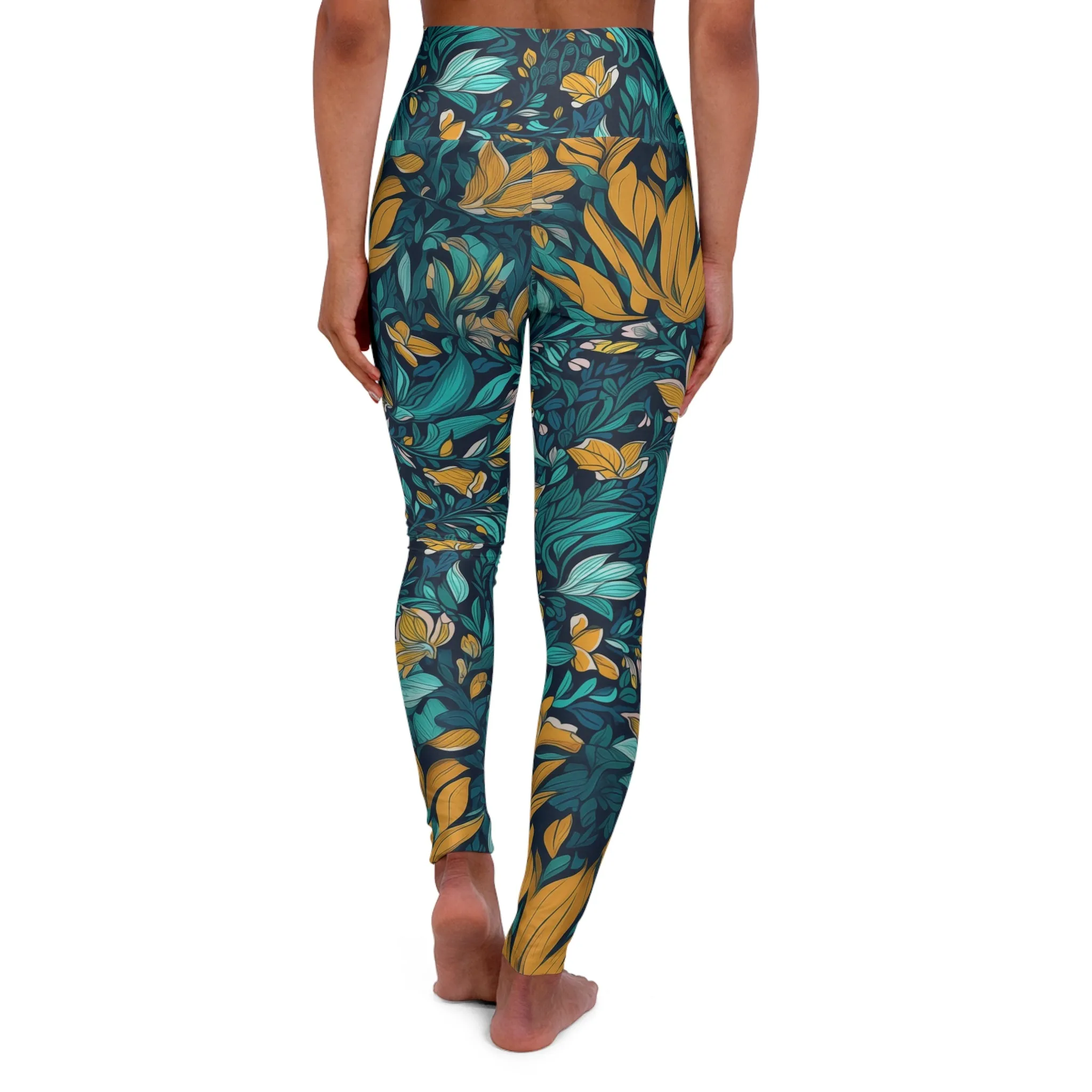 High Waisted Leggings - Bogdana Juizde Fora Ditsy Floral