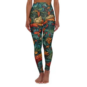 High Waisted Leggings - Bruegelian Flemish.
