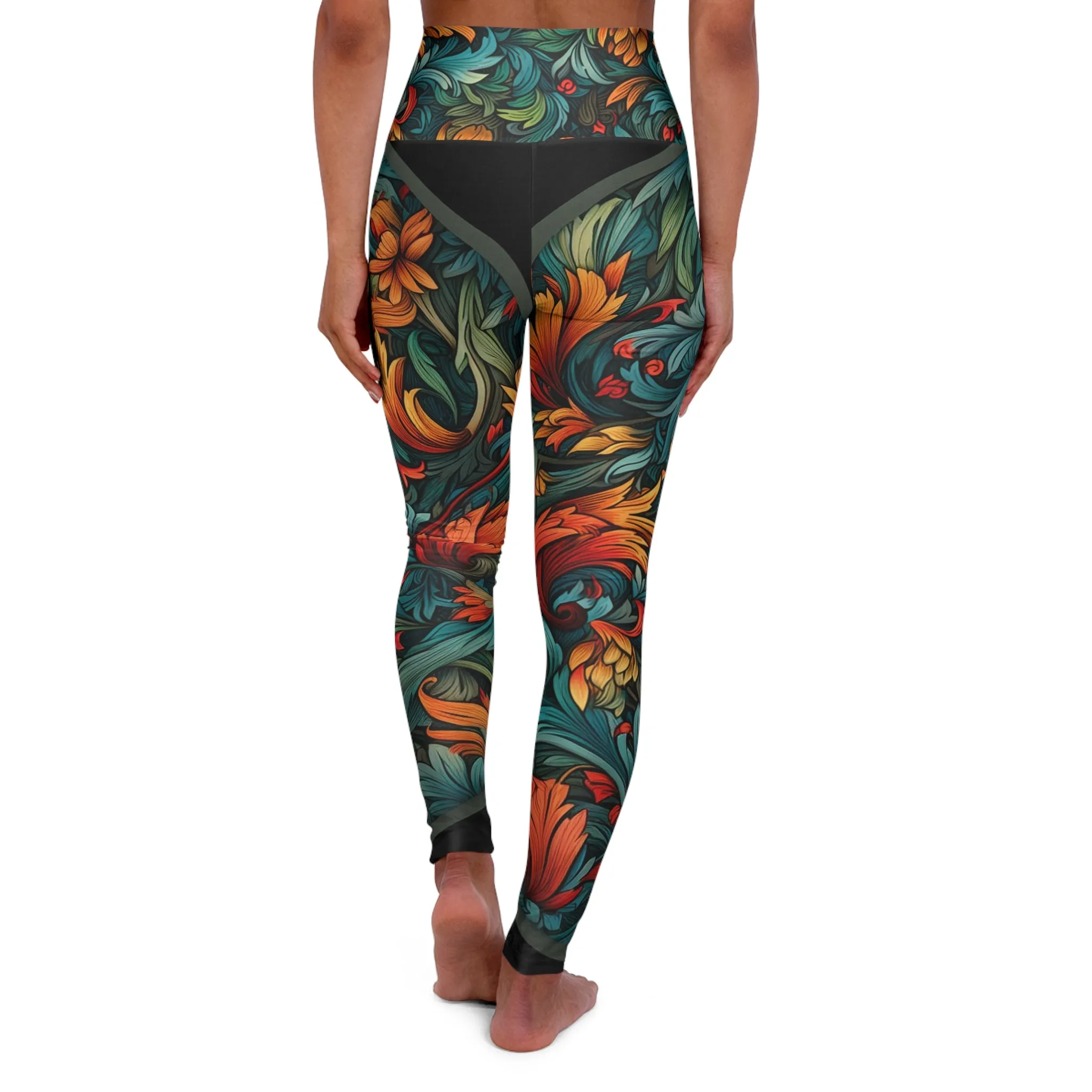 High Waisted Leggings - Bruegelian Flemish.
