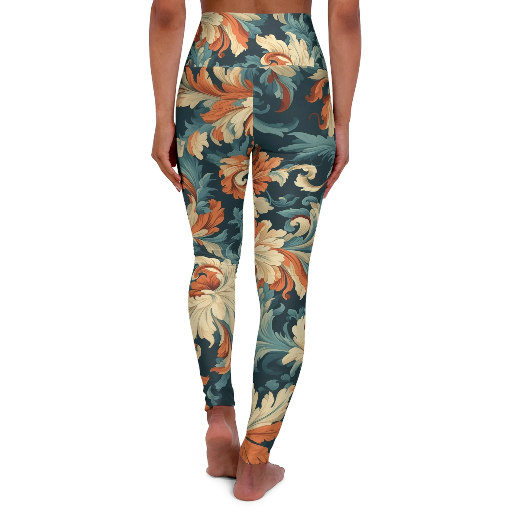 High Waisted Leggings - Iris Scotland Dreams