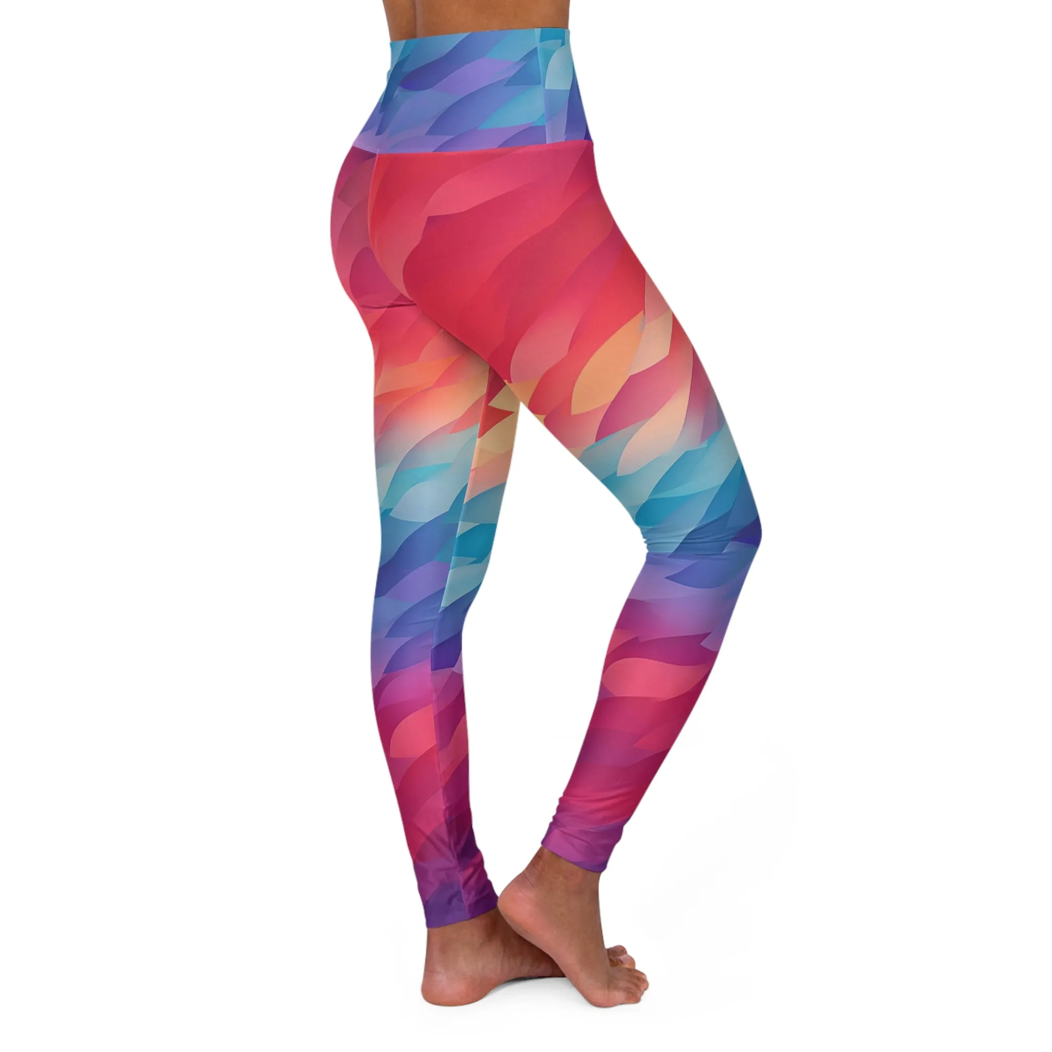 High Waisted Leggings - Isabeau La Rochelle Ombre