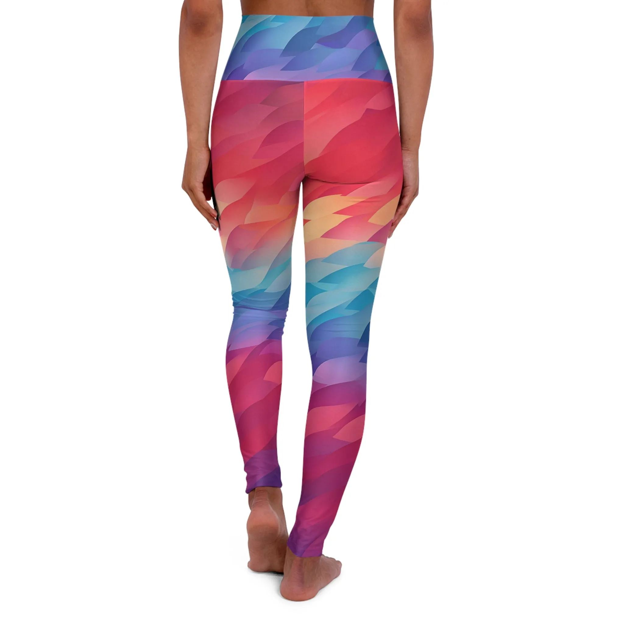 High Waisted Leggings - Isabeau La Rochelle Ombre