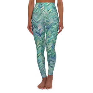 High Waisted Leggings - Piers Orleans Herringbone