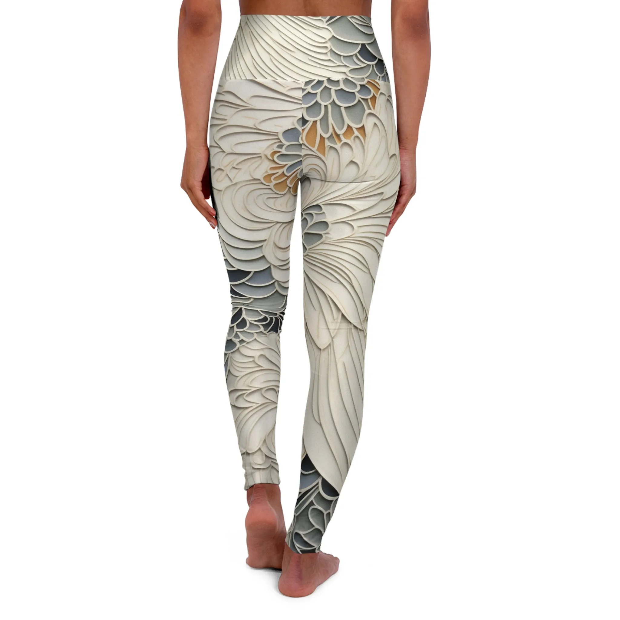 High Waisted Leggings - Romanticism.