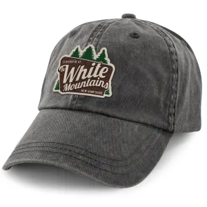 I'd Rather Be At The White Mountains Washed Dad Hat