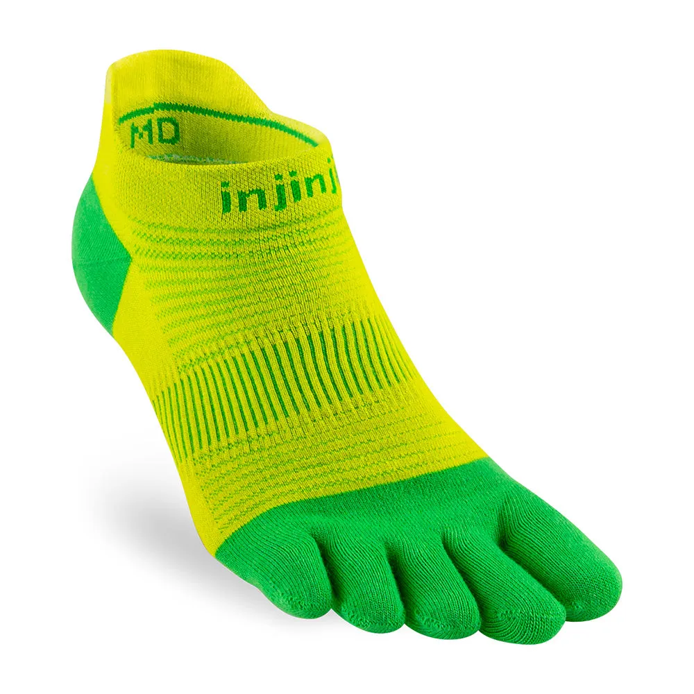 Injinji Run Lightweight No-Show Coolmax - Clover