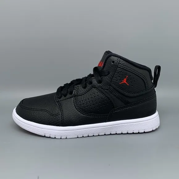 Jordan Access PS Black Gym Red Shoes AV7943-001 Kids Sz 12C