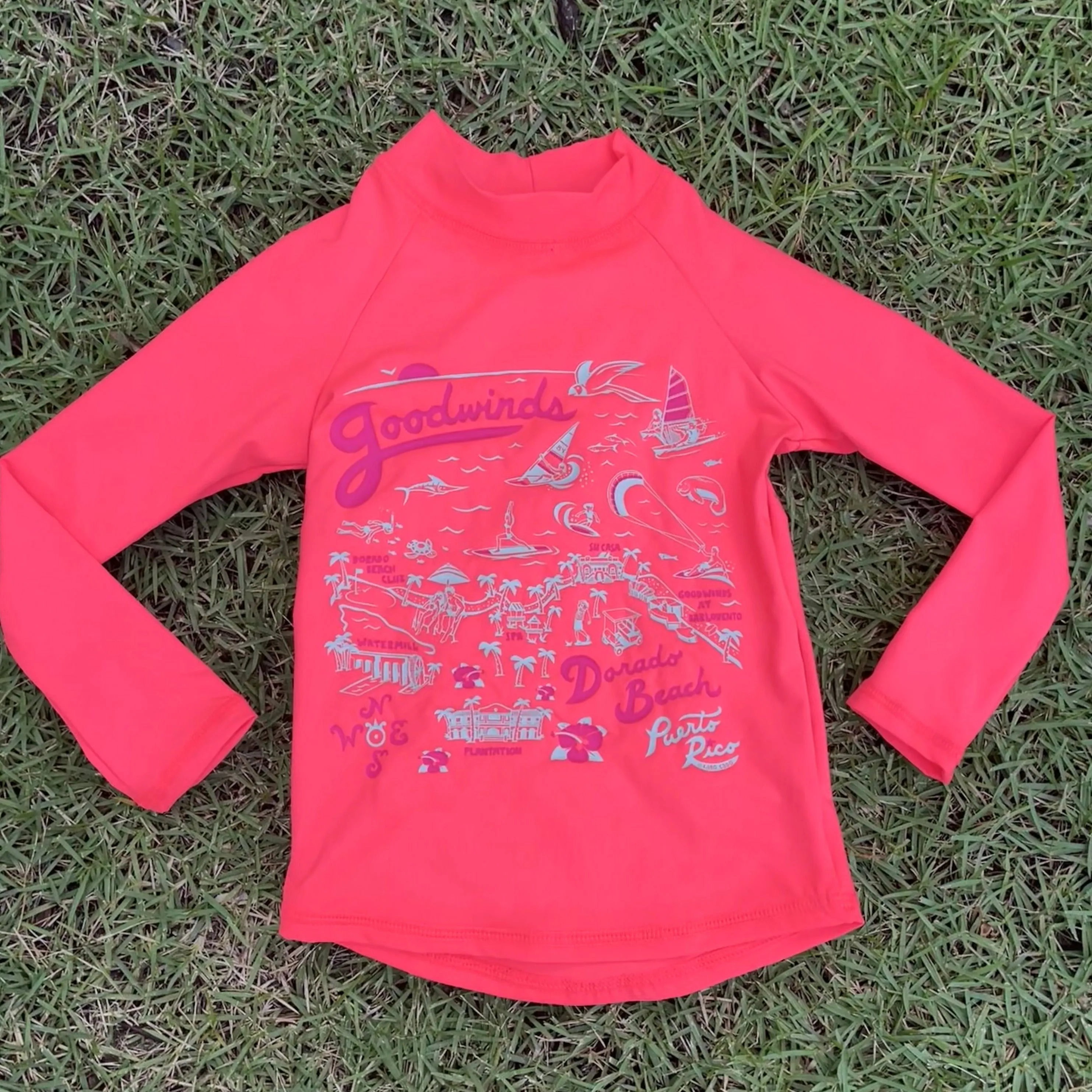 Kids Cabo Cado Long Sleeve Sun Shirt