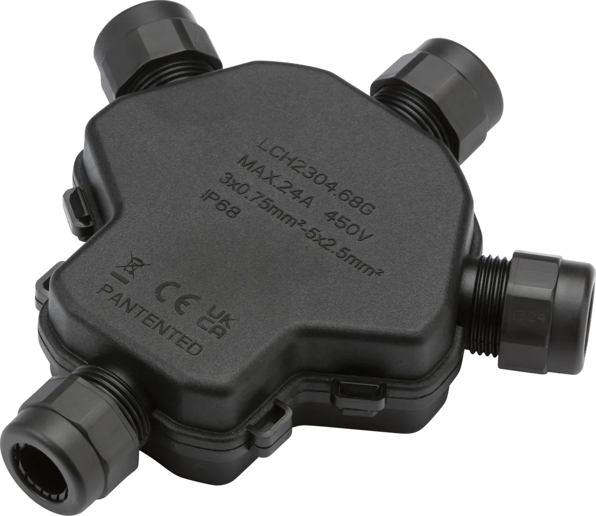 Knightsbridge JB0015 IP68 4-Way Weatherproof Gel Junction Box