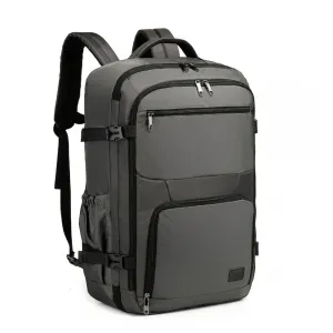 Kono Multifunctional Portable 39L Travel Backpack Cabin Luggage Bag - Grey