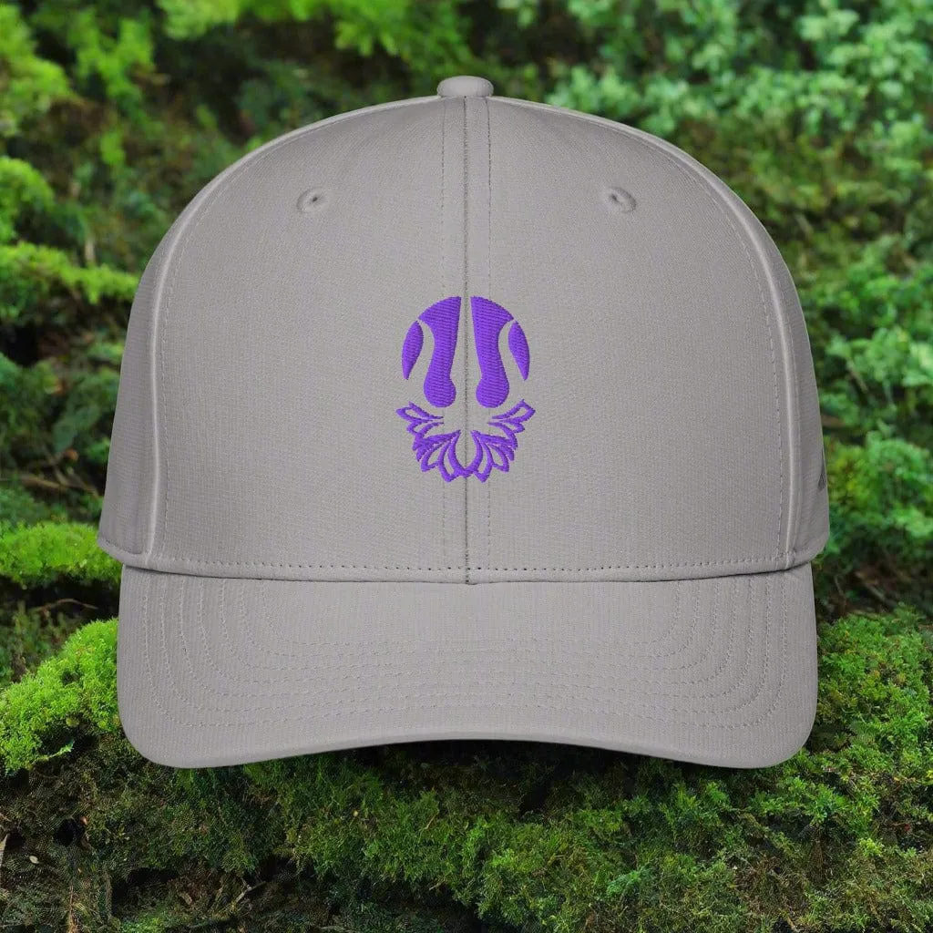 Krishna Trident Yoga Lotus flower Embroidered Adidas performance Cap