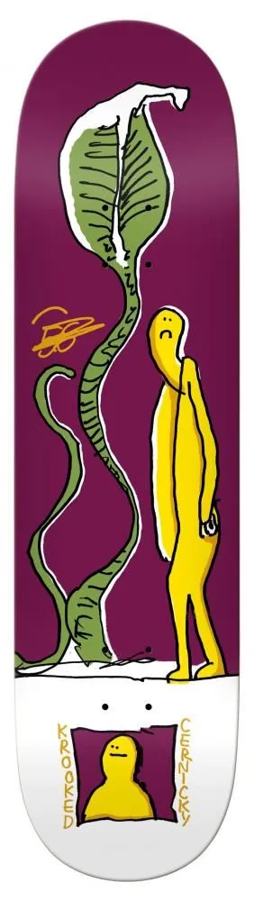 Krooked Cernicky Tall Snake Tf x Venom Custom Complete Skateboard - 8.5"