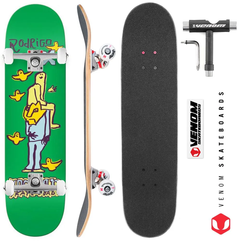 Krooked Guest Rodrigo Tx Guest (Ltd 1-555) Custom Complete Skateboard - 8.06"