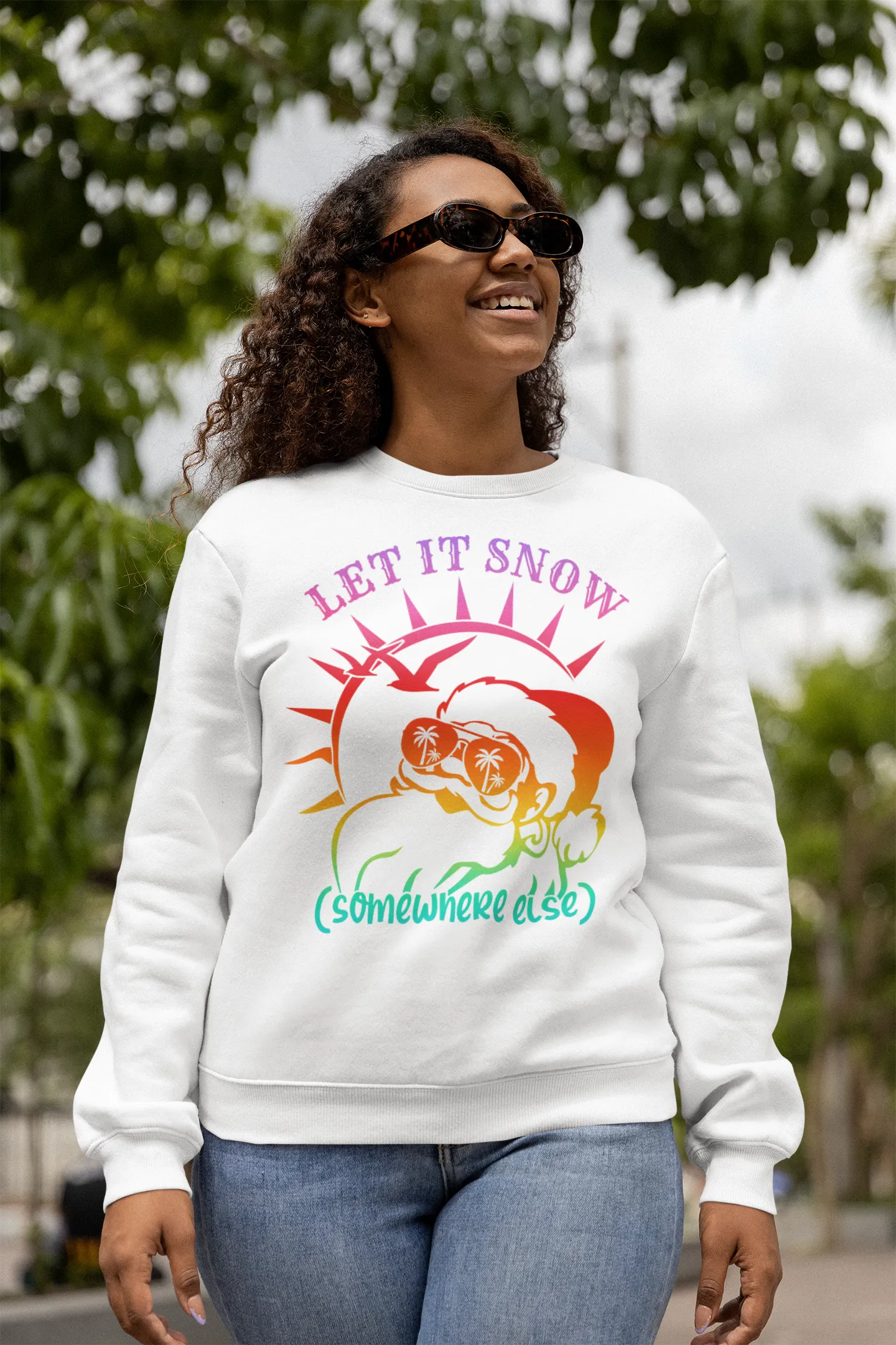 LET IT SNOW CREWNECK SWEATSHIRT