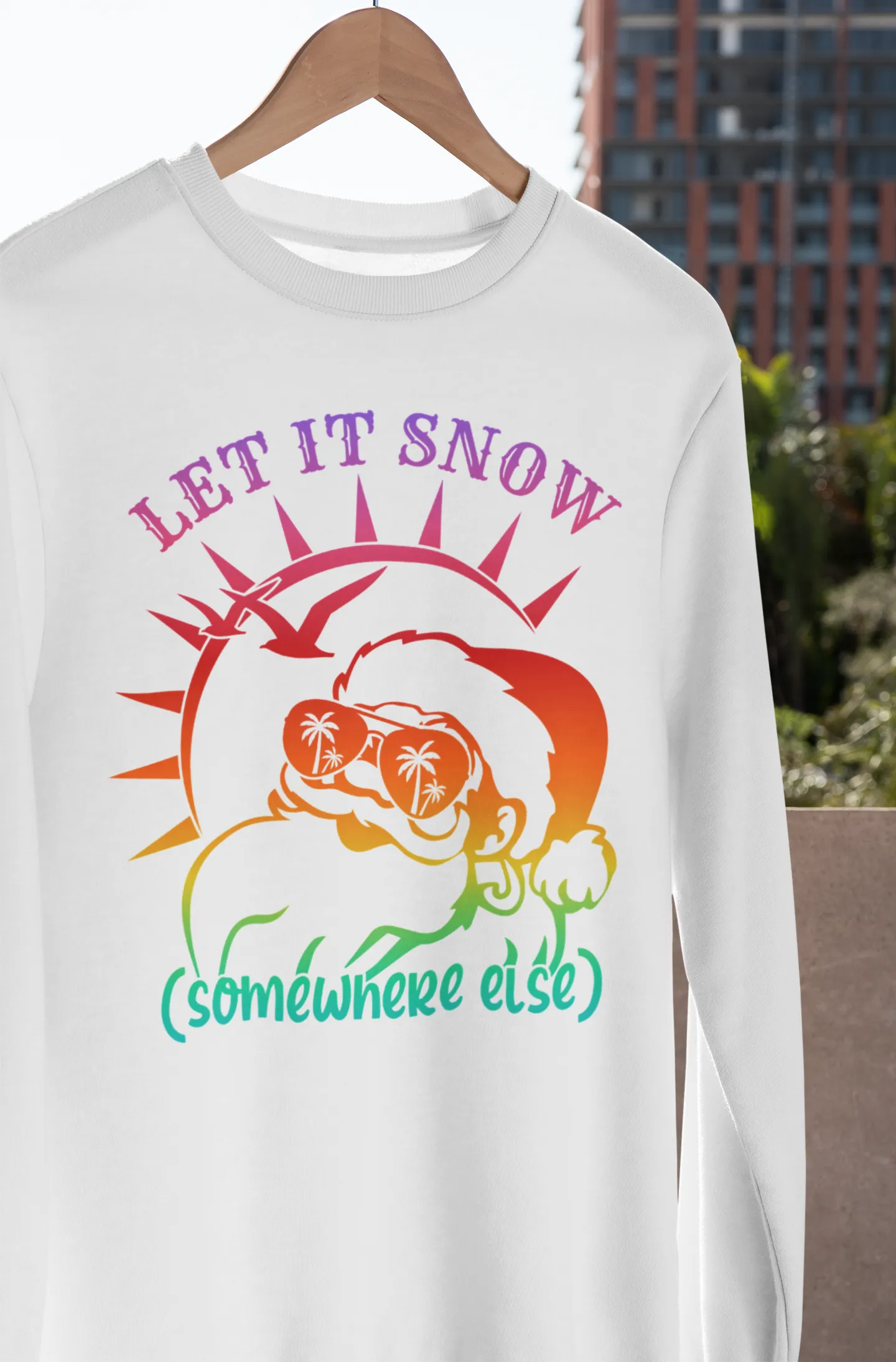 LET IT SNOW CREWNECK SWEATSHIRT