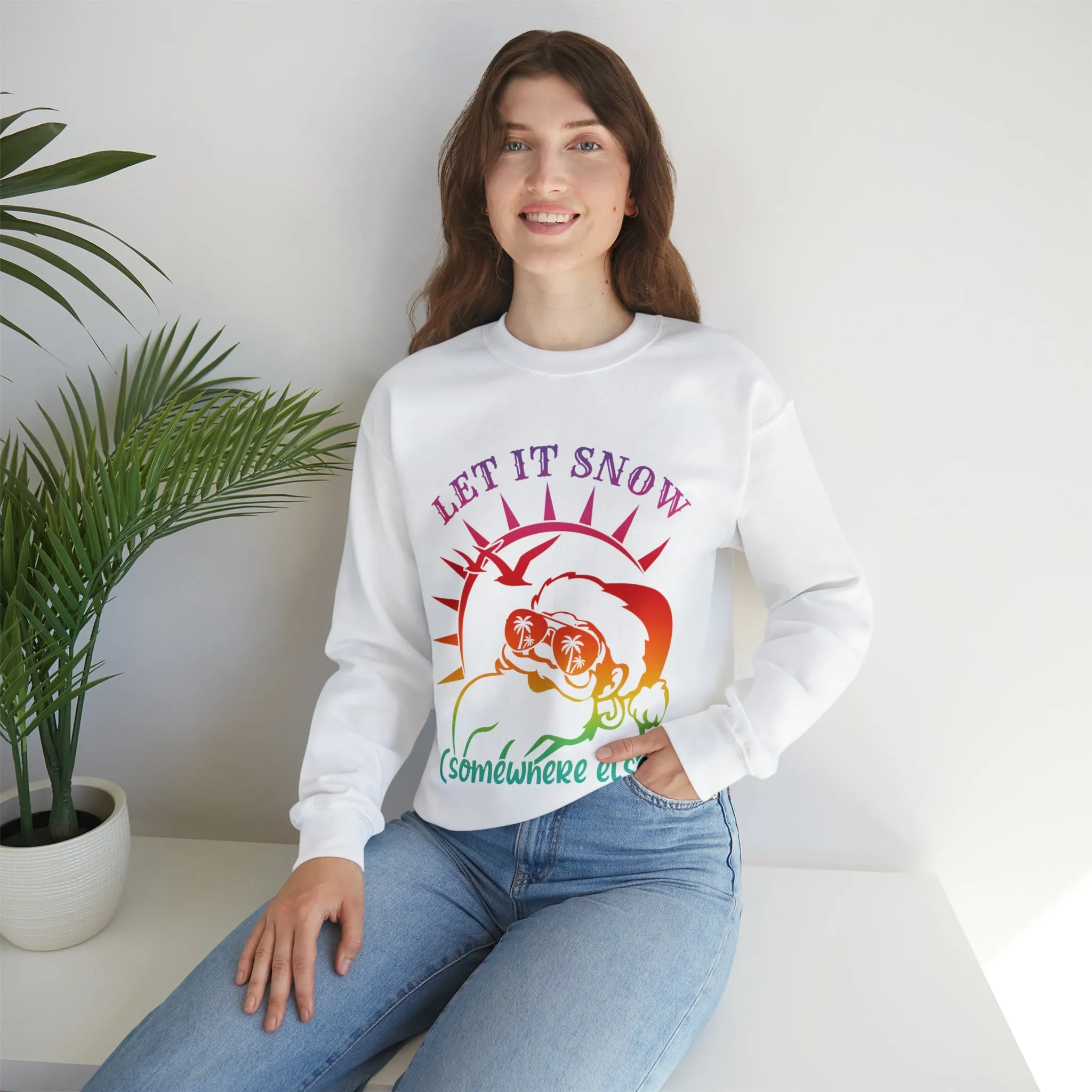 LET IT SNOW CREWNECK SWEATSHIRT
